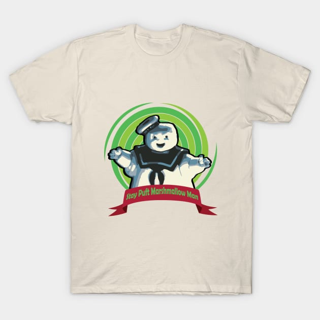 Stay Puft Marshmallow Man T-Shirt by Rashcek